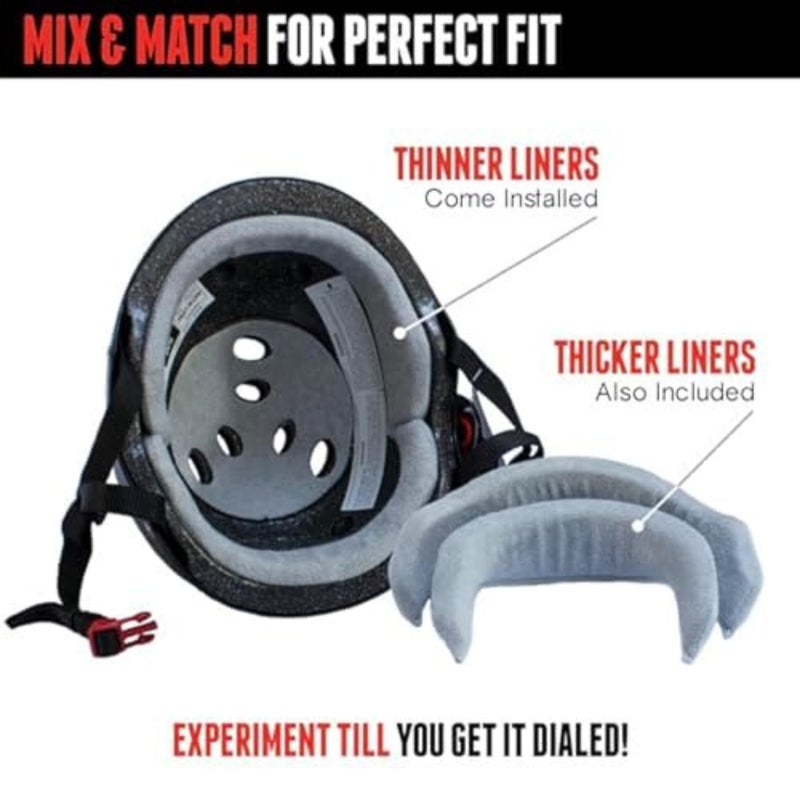Triple Eight Certified Sweatsaver Helmet for Skateboarding, BMX, Roller Derby, Roller Skating, Inline Skating, Scooter and Bike - Image 4